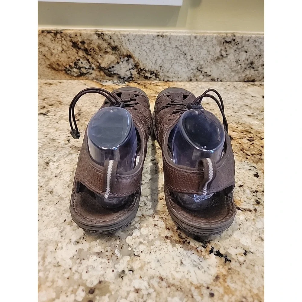 Keen Newport Leather Closed Toe Sandals Mens US 11.5 Dark Brown Hiking Fisherman